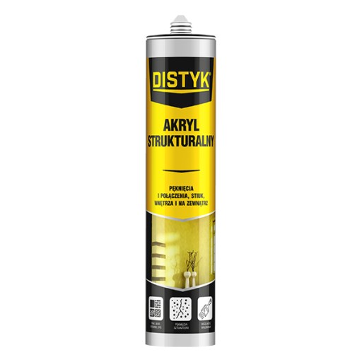 Štrukturálny akryl Distyk biely 280 ml
