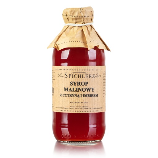 Malinový sirup s citrónom a zázvorom 330ml SPICHLERZ