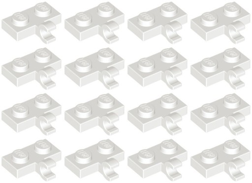 LEGO 11476 65458 HÁK biely (10g) 16 ks.