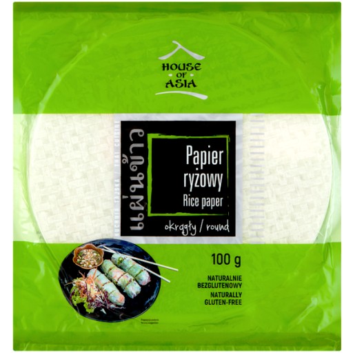 Okrúhly ryžový papier 100g - 22cm - Jarné závitky
