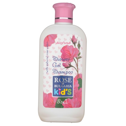 Šampónový gél 2v1 pre deti Ruža z Bulharska hydratuje, upokojuje, upokojuje 200 ml