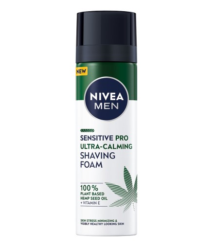 NIVEA MEN SENSITIVE PRO Pena na holenie s konopným olejom 200 ml