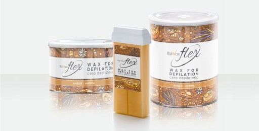 ItalWax FLEX Amber depilačný vosk v rolke 100 ml