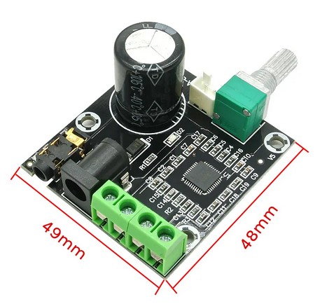 STEREO ZOSILŇOVAČ 2x15W 8-15V PAM8610