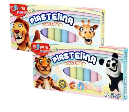 INSPIRIA PASTELOVE PLASTELINE 12 FARIEB 7574 SCHE