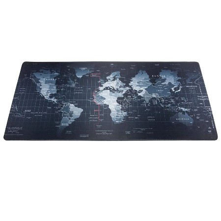 VEĽKÁ PODLOŽKA POD MYŠ 80x30 SVET MAPA KANCELÁRIA