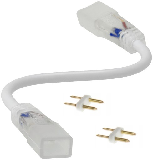 Dlhý konektor pre LED pásik 230V 6W + vidlice