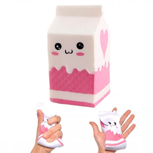 Large Squishy Milk - Gniotek Antistresové hračky Gniotki Relax - 12 cm
