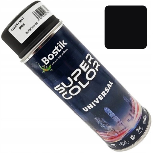 BOSTIK RAL9005 UNIVERZÁLNA FARBA MAT ČIERNA 400ML