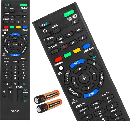 UNIVERZÁLNY DIAĽKOVÝ OVLÁDAČ PRE TV SONY BRAVIA, BATERIE ZDARMA