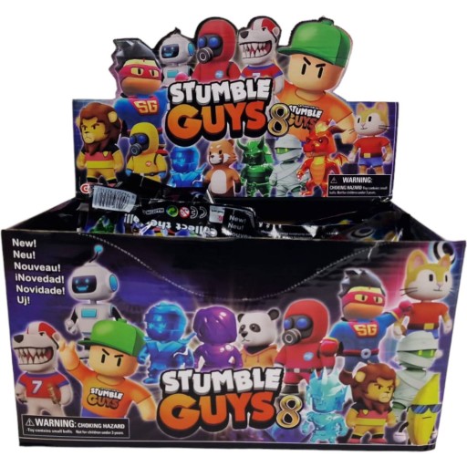 PREKVAPENIE STUMBLE GUYS + 3 ZBERATEĽSKÉ KARTY HERNÁ TAŠKA -