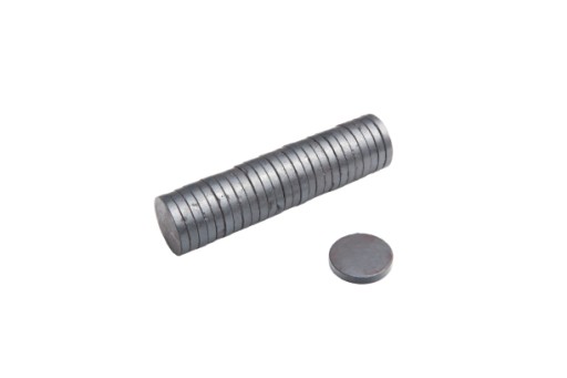 Cylindrický feritový magnet MW 20x3 F30, sada 10 kusov