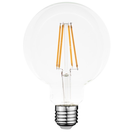 G95 8W E27 Číra Edisonova dekoratívna žiarovka s vláknom