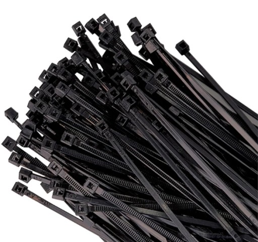 100x SVORKY KABELNÉ VIAZAČKY ČIERNE VIAZAKY 2,5 x 100 mm | 100 KS