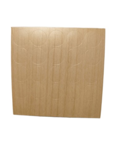 Čiapočka samolepiaca 14mm VANCOVER MAPLE /930/ 25 ks. na liste