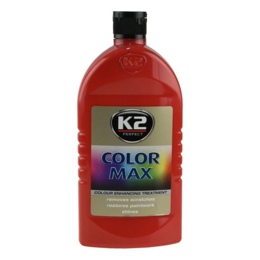 K2 COLOR MAX FAREBNÝ VOSK ČERVENÝ 500ml
