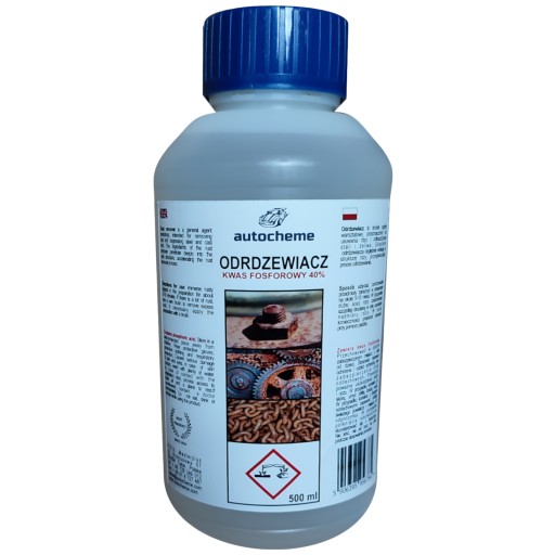 ODSTRAŇOVAČ HRDZE NEUTRALIZÁTOR OCELE 700g 500ml