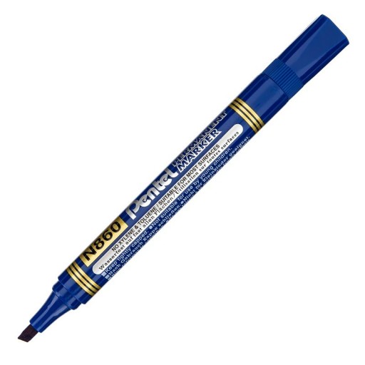 Pentel Marker so skoseným hrotom, čierny N860-A