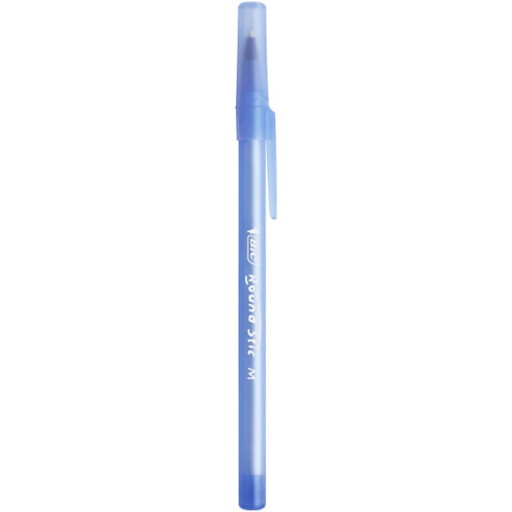 10 ks x BIC pero Round Stic Classic 1,0 mm, modré