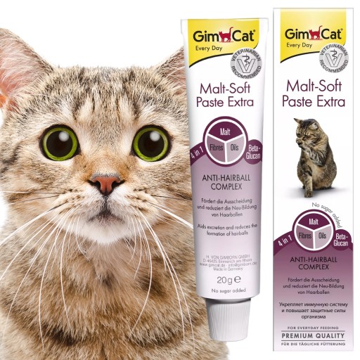 Gimcat Malt-Soft Paste Extra 20g - pasta proti žmolkovaniu