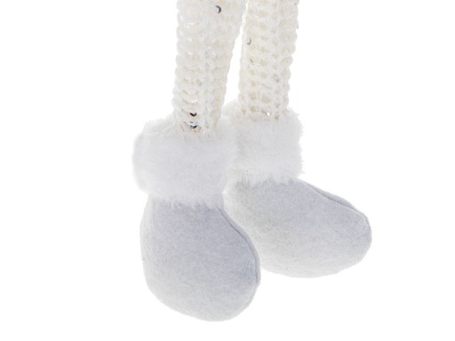 Trpasličí vianočný trpaslík s ozdobou brady 47 cm
