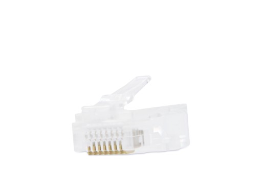 ZÁSTRČKA INTERNETOVÁ ZÁSTRČKA RJ45 8P8C ZLATÁ 4 KS