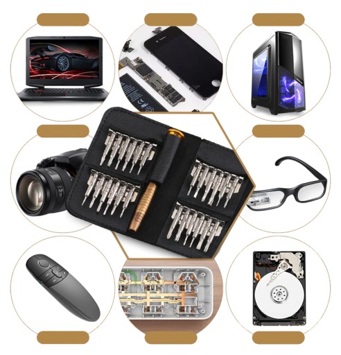 SADA PRESNÝCH GSM SKRUTKOVAČOV TEL TORX 25v1