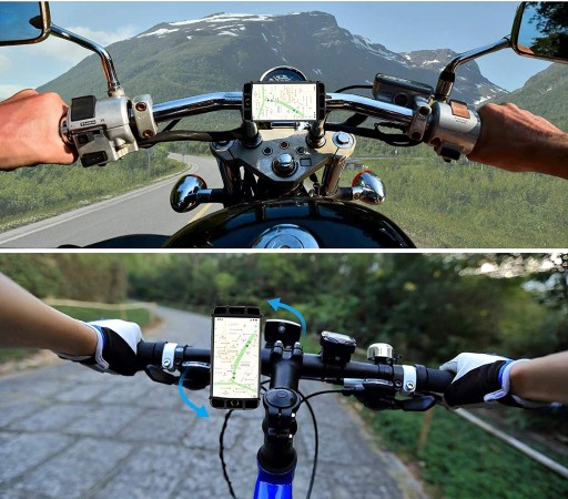 SILNÝ DRŽIAK NA BICYKEL, 360° OTOČNÝ MOTOR