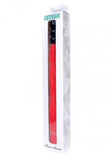 Silikónový červený bič 26 cm