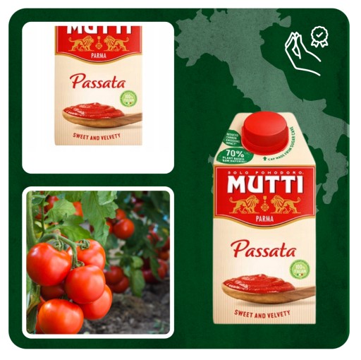 Mutti Italian Parma Passata v 500g kartóne