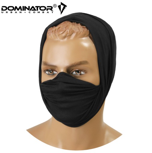 BANDANA BANDANA SCARF DOMINATOR SCARF, ČIERNA