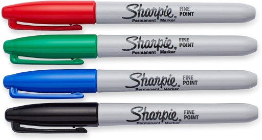 Permanentný popisovač rôzne farby Sharpie 4 ks.