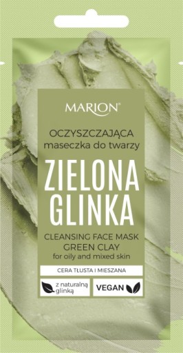 MARION ZELENÁ HLINA ČISTIACA TVÁROVÁ MASKA