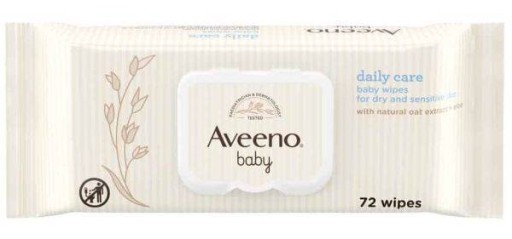 Aveeno vlhčené obrúsky pre bábätká 72 ks
