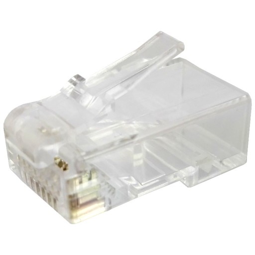 RJ-45 8PIN modulárna zástrčka, kategória 6 vodičov