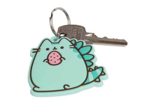 Pusheen Keychain Keychains Detský gumený farebný prívesok