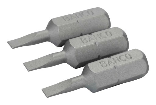 BAHCO 1/4 BIT PRE PLOCHÉ SKRUTKY 0,6 x 3,5 x 25 mm 3 ks.