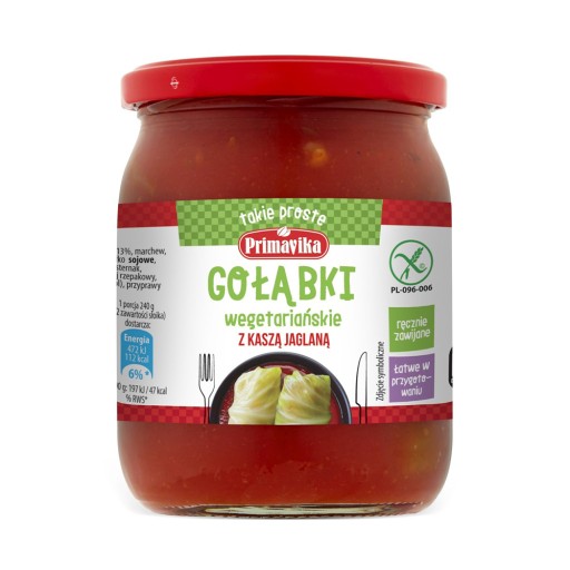 PRIMAVIKA Vegetariánska kapustnica bez lepku. (480 g)