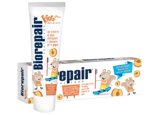 Biorepair Kids Broskyňová zubná pasta pre deti 0-6 rokov 50ml
