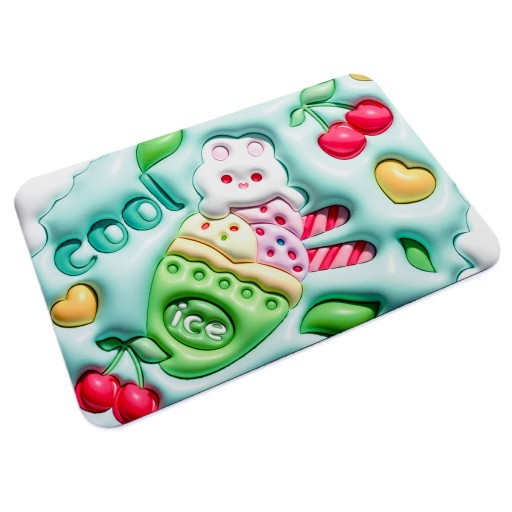 3D protišmykový absorpčný detský koberček do kúpeľne