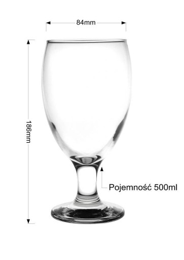 Pohár na pivo Glasmark Pokal na stopke, 500 ml
