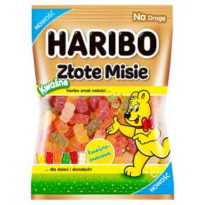HARIBO ZLATÉ MEDVEDY KYSLENÉ ŽELÉ 85G