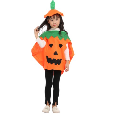 TEKVICOVÝ OUTFIT JEDNORÁZOVÝ HALLOWEEN TEKVICOVÝ KROJ VITAMÍNY JESEŇ + KLOBÚK