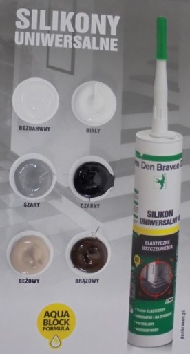 Univerzálny silikón 1001U Den Braven biely 280ml