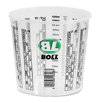 Pohár na miešanie laku so stupnicou 1300 ml BOLL