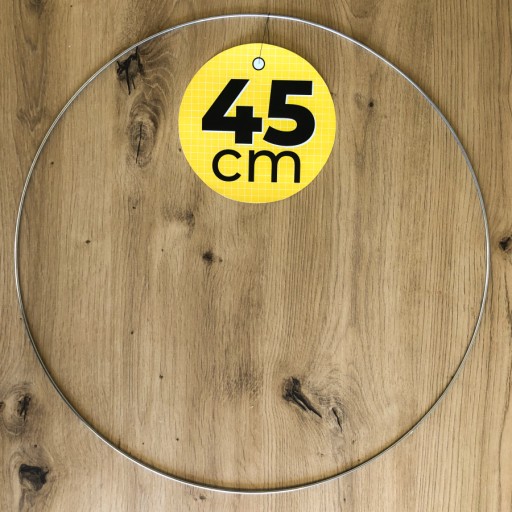 STRIEBORNÝ prsteň lapač snov, 45 cm
