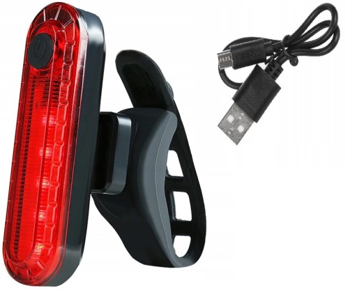 LED BIKE SVETLO PREDNÉ ZADNÉ BICYKLE SADA USB Osvetlenie batérie