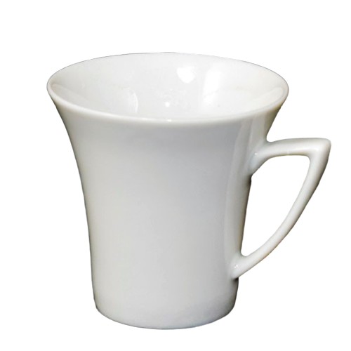 Biely mocca pohár Happa 100ml, 3. trieda, Ćmielów
