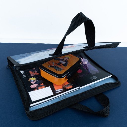 ŠKOLSKÝ BOX S RÚČKOU, HRUBÝ KITE XL A4 NARUTO