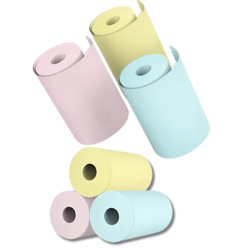 Farebný papier na rolky DRUKUSIA COLOR, termovložka do mini tlačiarne